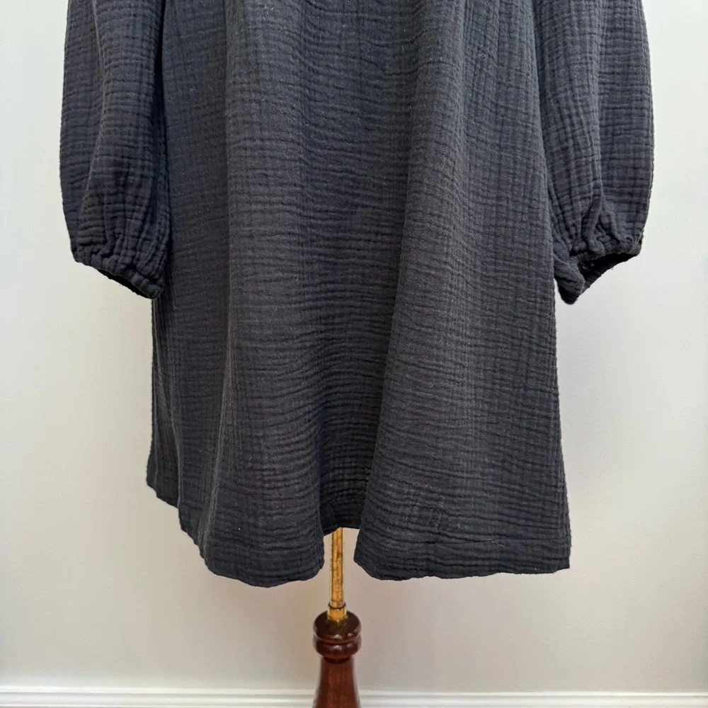 J.‎ Crew Square Neck Cotton Gauze Milkmaid Dress